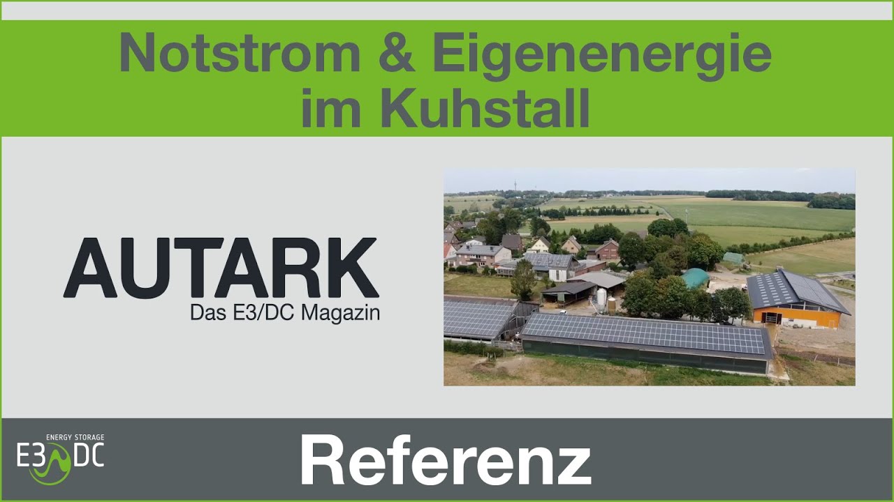 Notstrom & Eigenenergie im Kuhstall