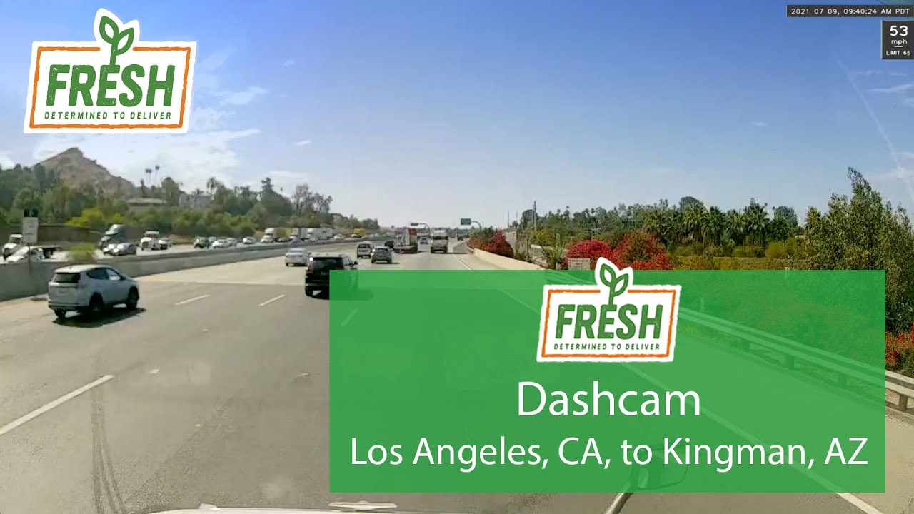 Los Angeles, CA to Kingman, AZ (TIME-LAPSE)