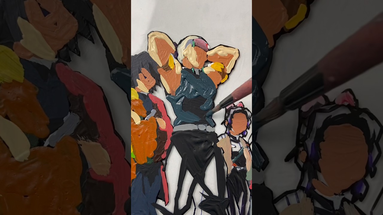 I painted Every Hashira from Demon Slayer&hellip;