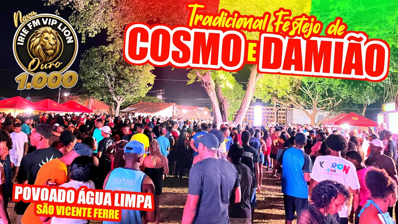 TRADICIONAL FESTEJO DE COSMO E DAMIÃO POV _AGUA LIMPA 