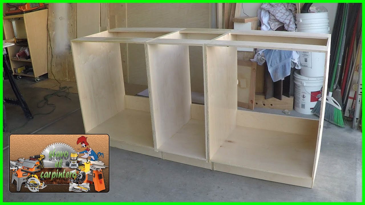 Como hacer un muebleo vanity para baño (Primer paso Armazon) / How to make a bathroom vanity.