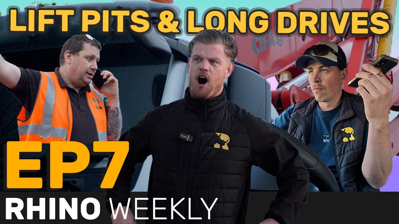 70m³ CONCRETE POUR + 544M ROADTRIP! | EP 7 RHINO WEEKLY