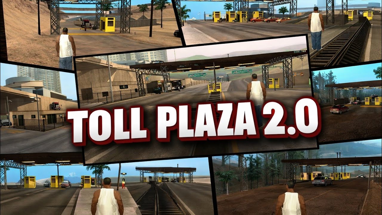 Six Toll Plaza 2.0 in GTA San Andreas Android | Ultra Realistic Mod