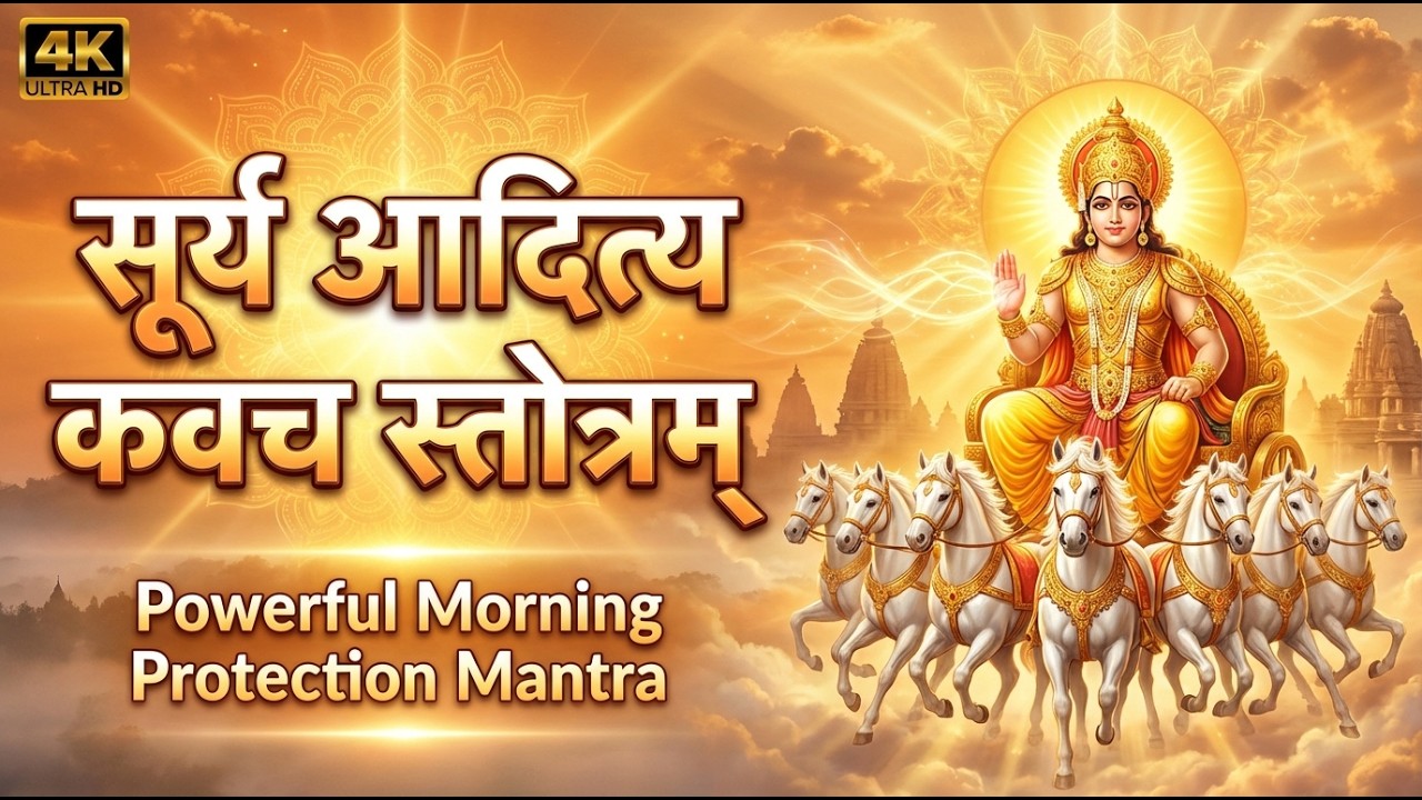 सूर्य आदित्य कवच स्तोत्रम् 🌞 | Surya Aditya Kavach Stotram | Powerful Morning Protection Mantra