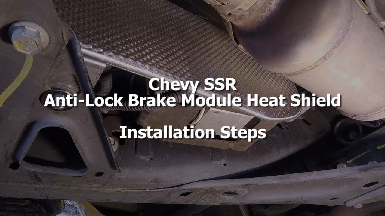 SSR Anti-Lock Brake Module Heat Shield - Installation