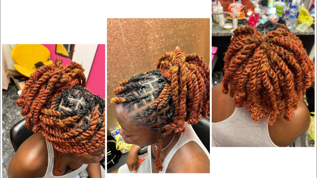 Two strand Marley twist over Locs
