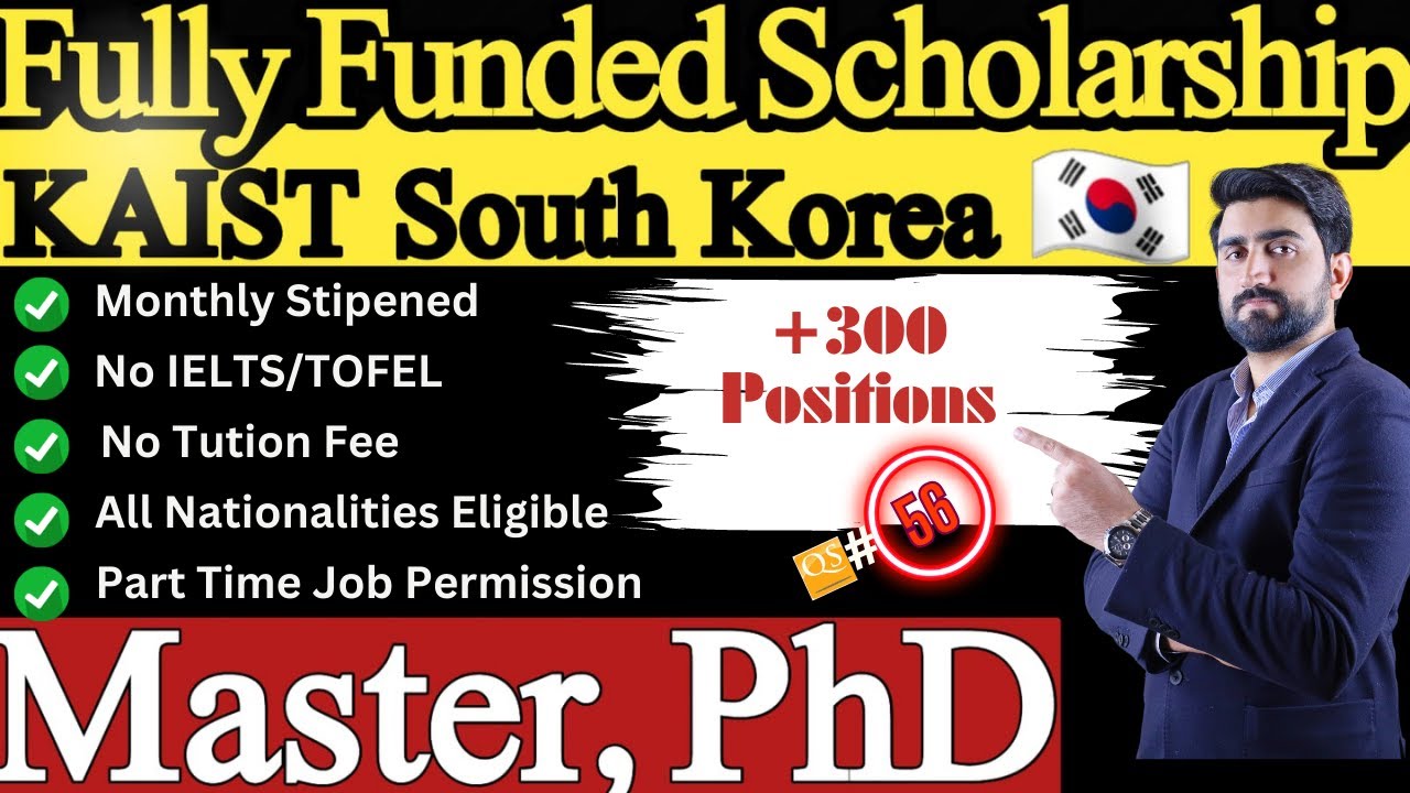 100 % Fully Funded Scholarship in South Korea for International Students without IELTS ||SRJAFRICA
