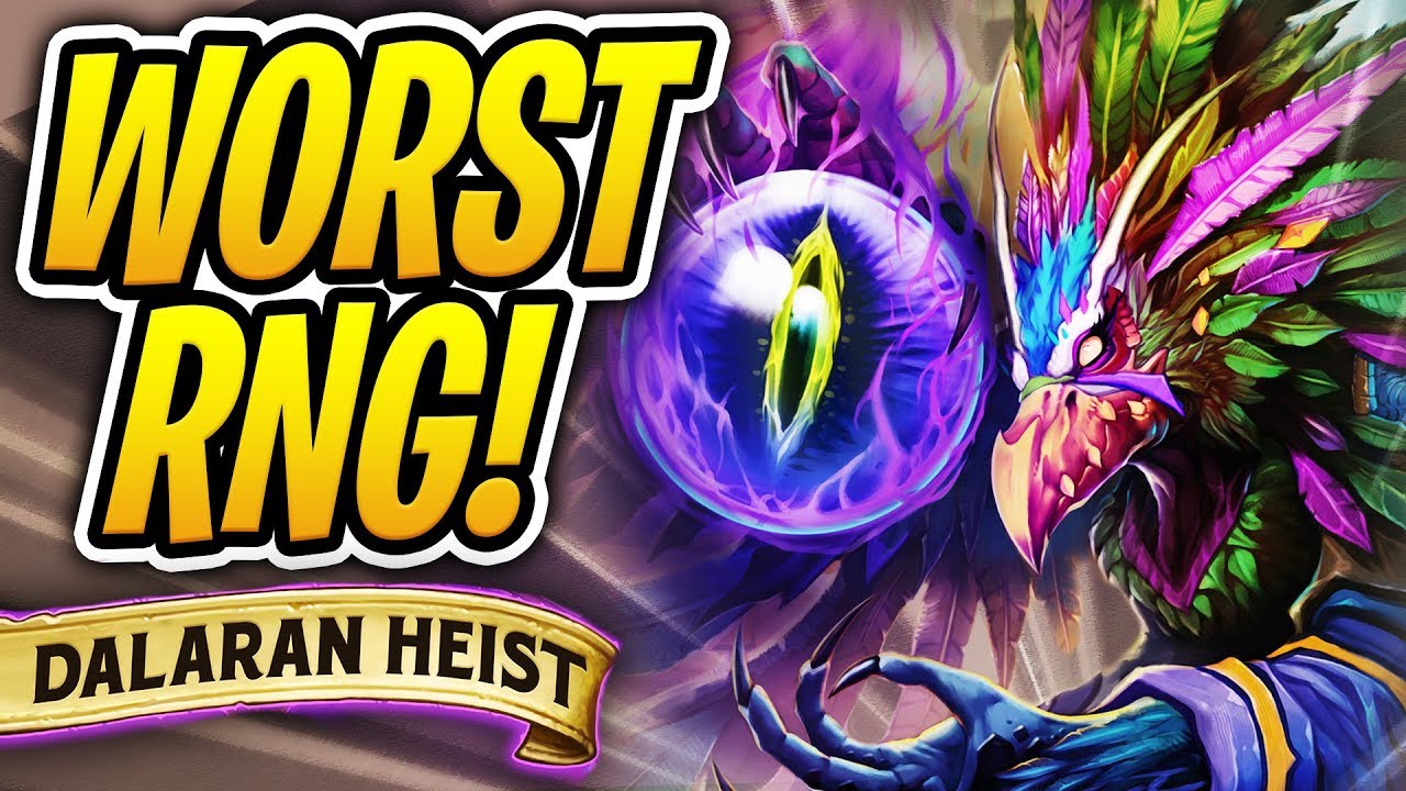 That's kinda what happens when you have the worst RNG... Heroic Dalaran Heist | Rise of Shadows | HS