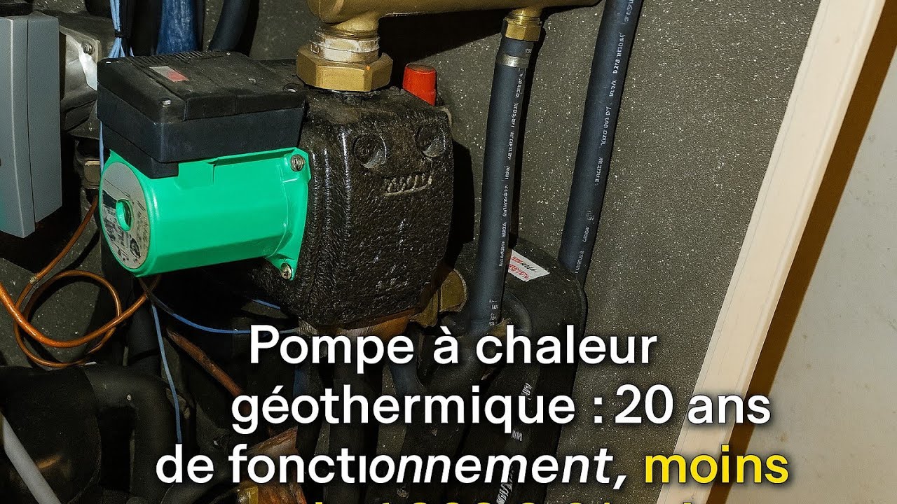 Pompe à chaleur géothermique : 20 ans de fonctionnement, moins de 1300 €/an !