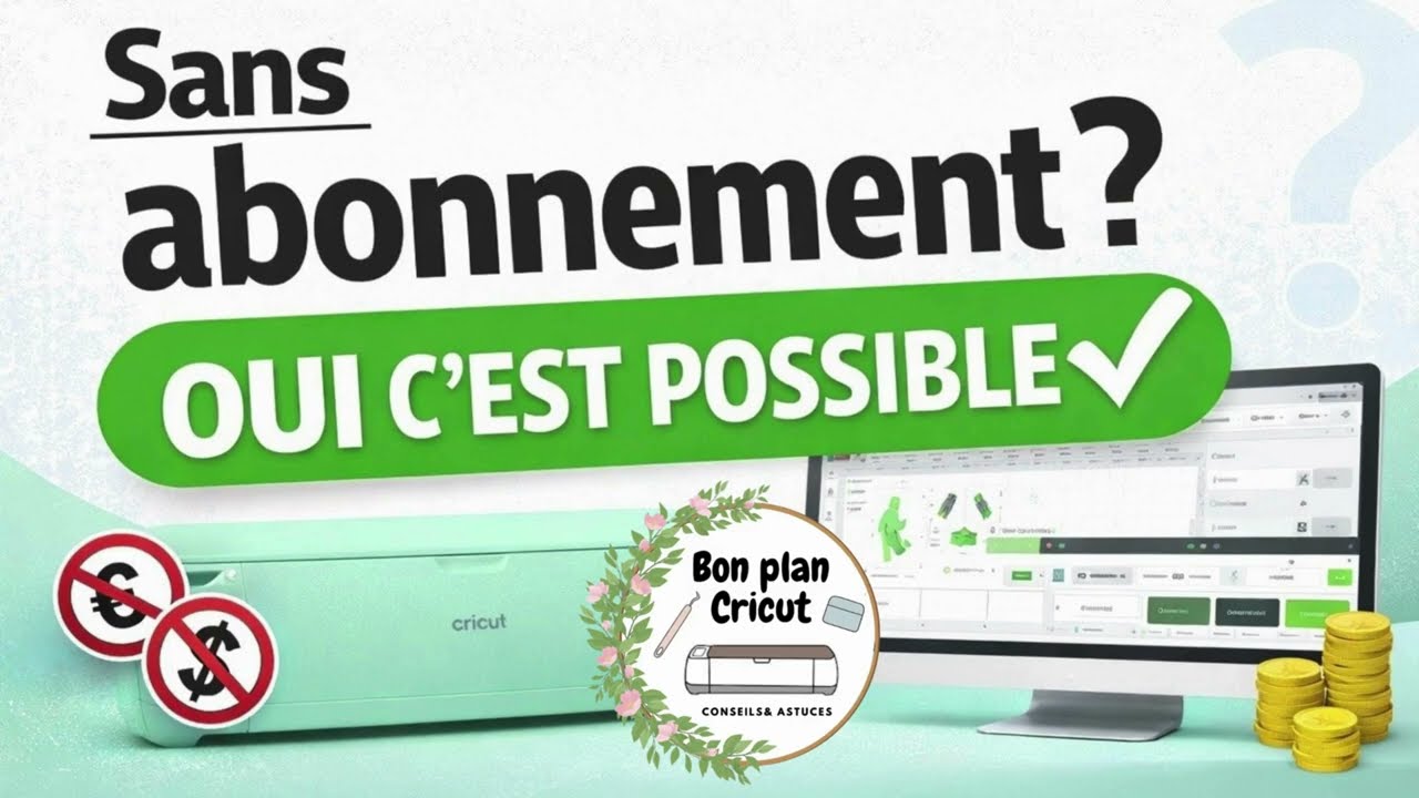 Cricut : que peut-on faire SANS abonnement Design Space ?