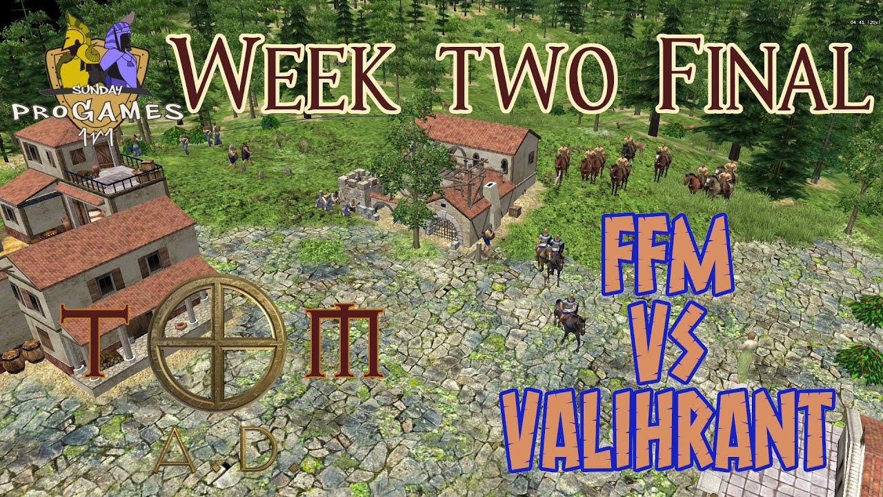 0AD 2019 Pro 1v1 Final (Week 2) - ffm vs ValihrAnt