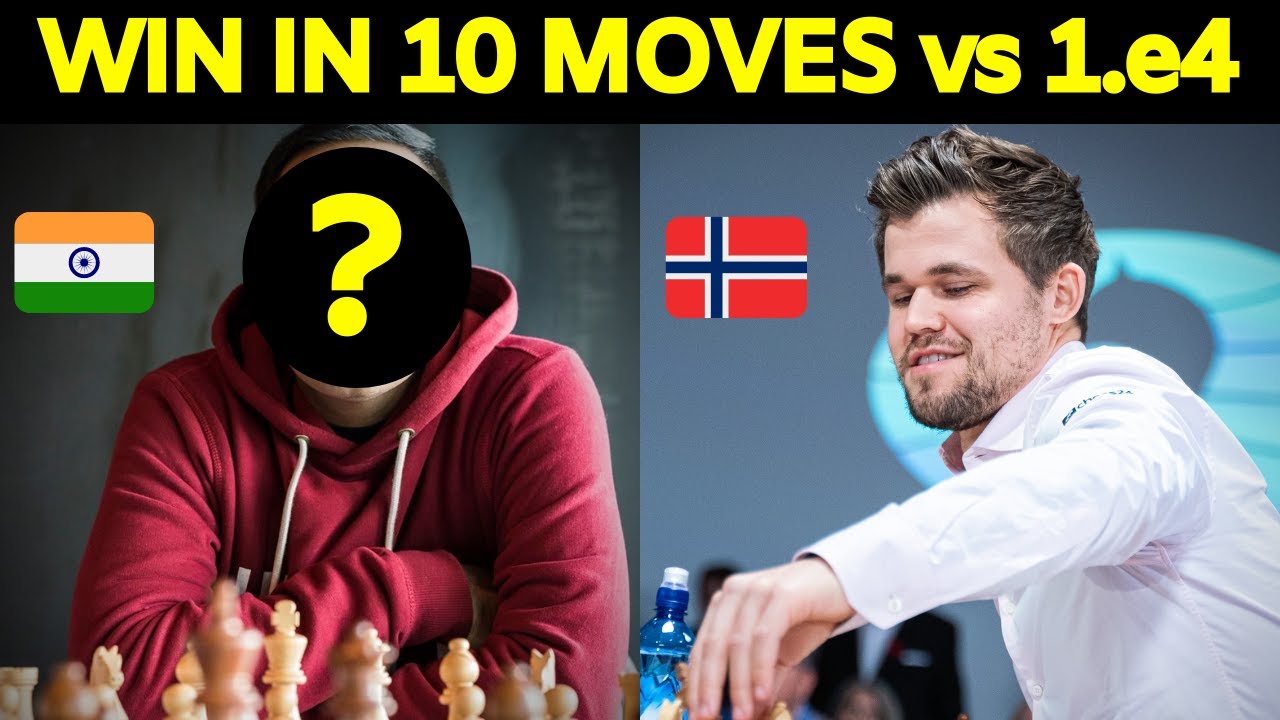 Carlsen CRUSHES Indian GM in 10 Moves with the Portuguese Gambit!