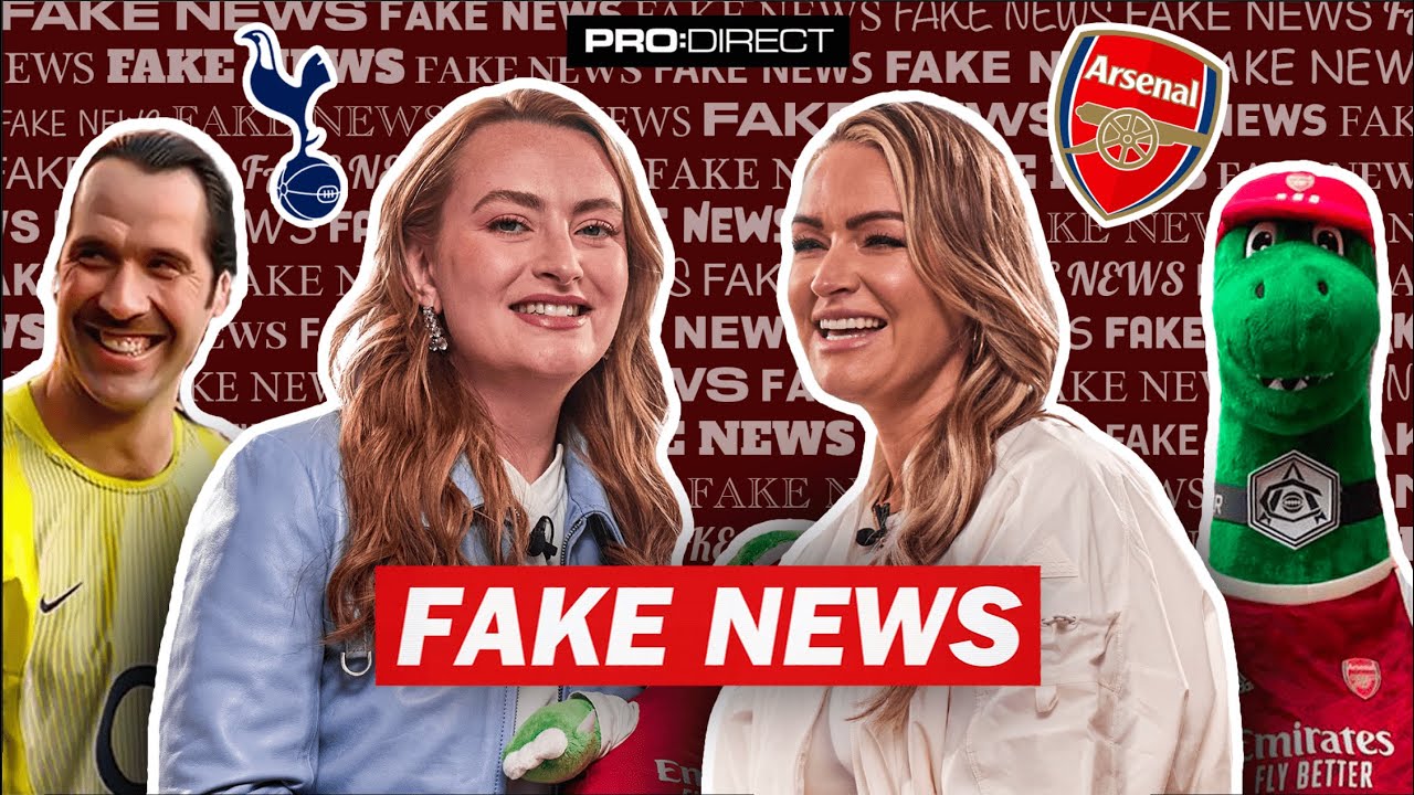 Laura Woods broke up with her boyfriend 'cos he was a SPURS FAN!? 😲 | Fake News with Amelia Dimz