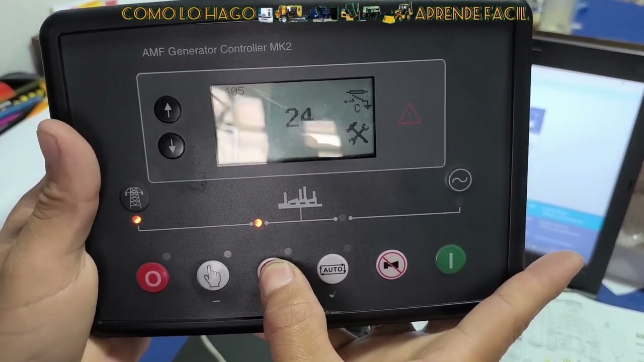 Cómo configurar el arranque en las salidas digitales del controlador DEEPSEA6020. #generator