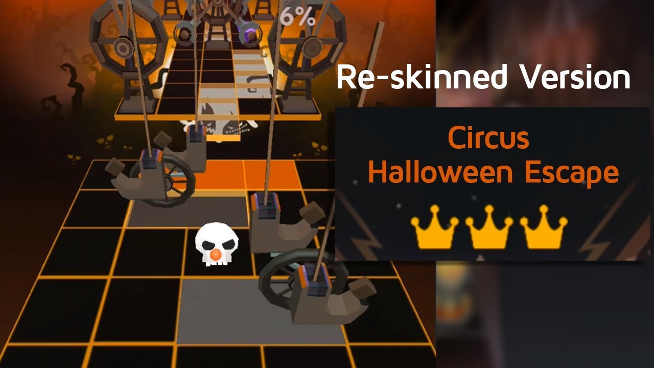 Rolling Sky - Circus Halloween Escape (Re-skinned Version)