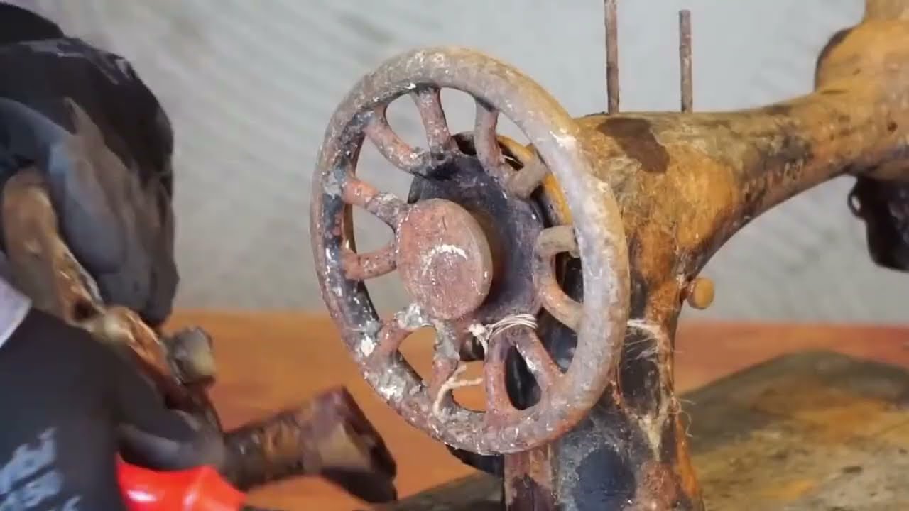 1960s Sewing machine restoration | Machine restoration ASMR