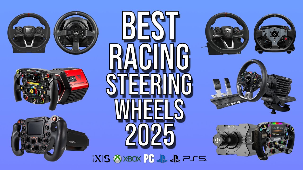 BEST RACING WHEEL (2025) FOR PC, PS5, PS4, XBOX ONE, SERIES X & S |  ULTIMATE GUIDE | SIM RACING