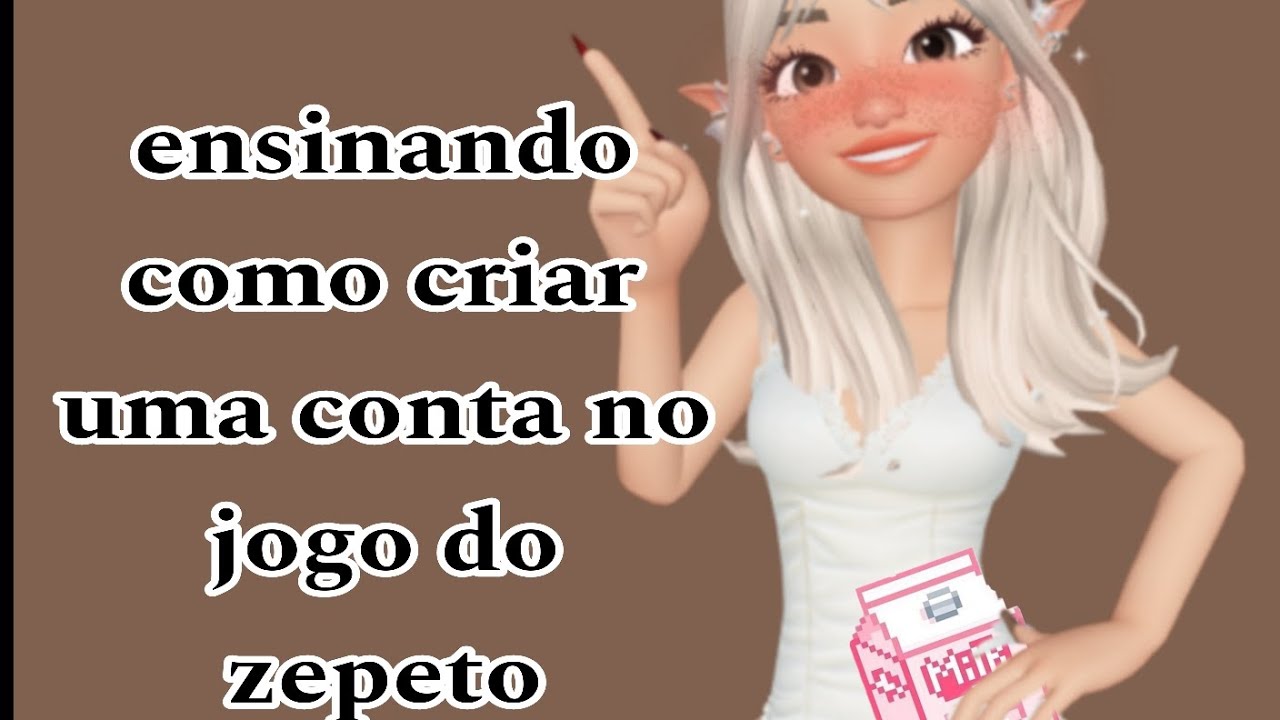 ensinando como criar uma conta no jogo do zepeto para 2024 muito fácil de fazer💓💞💖