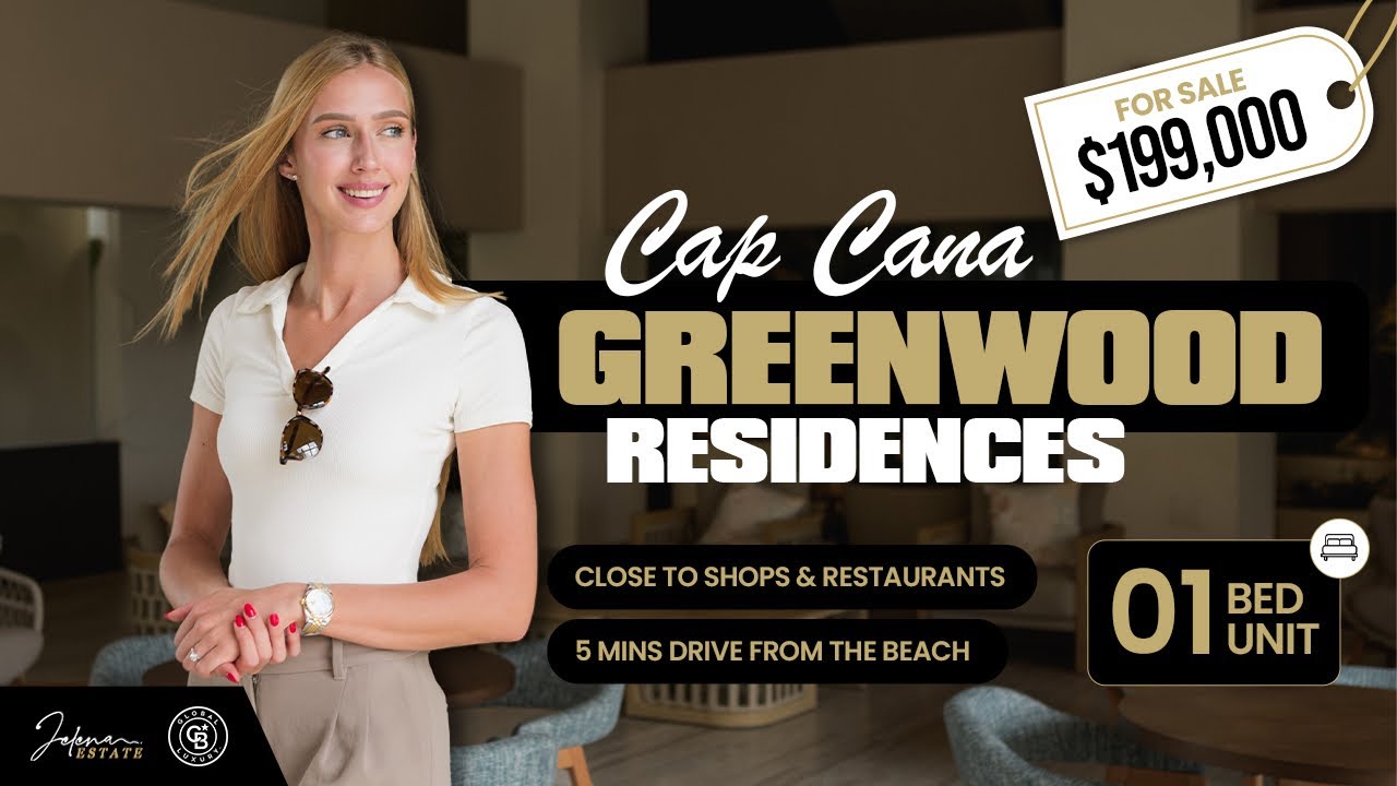Cap Cana Condo for Sale | Greenwood Residences 1-Bedroom $199,000 (Tax Exempt!)