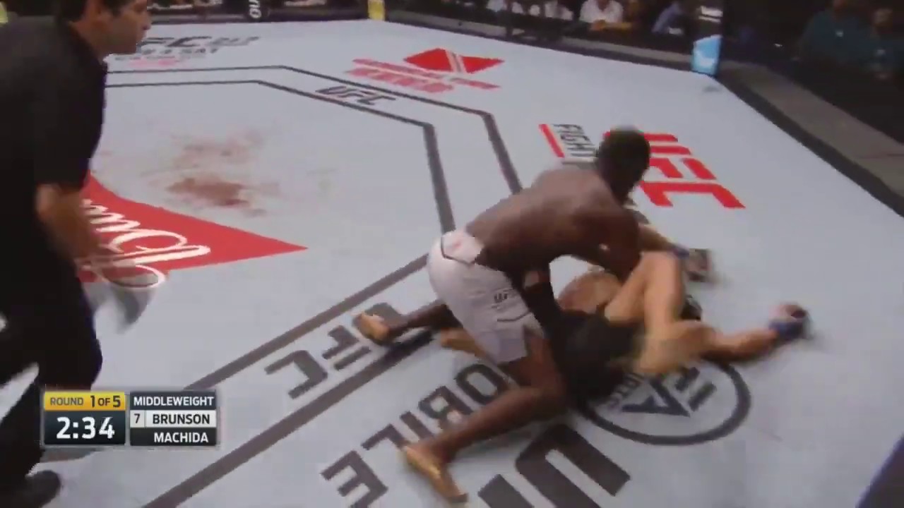 Derek Brunson Knocks Out Lyoto Machida In The 1st Round @ UFC Sao Paolo