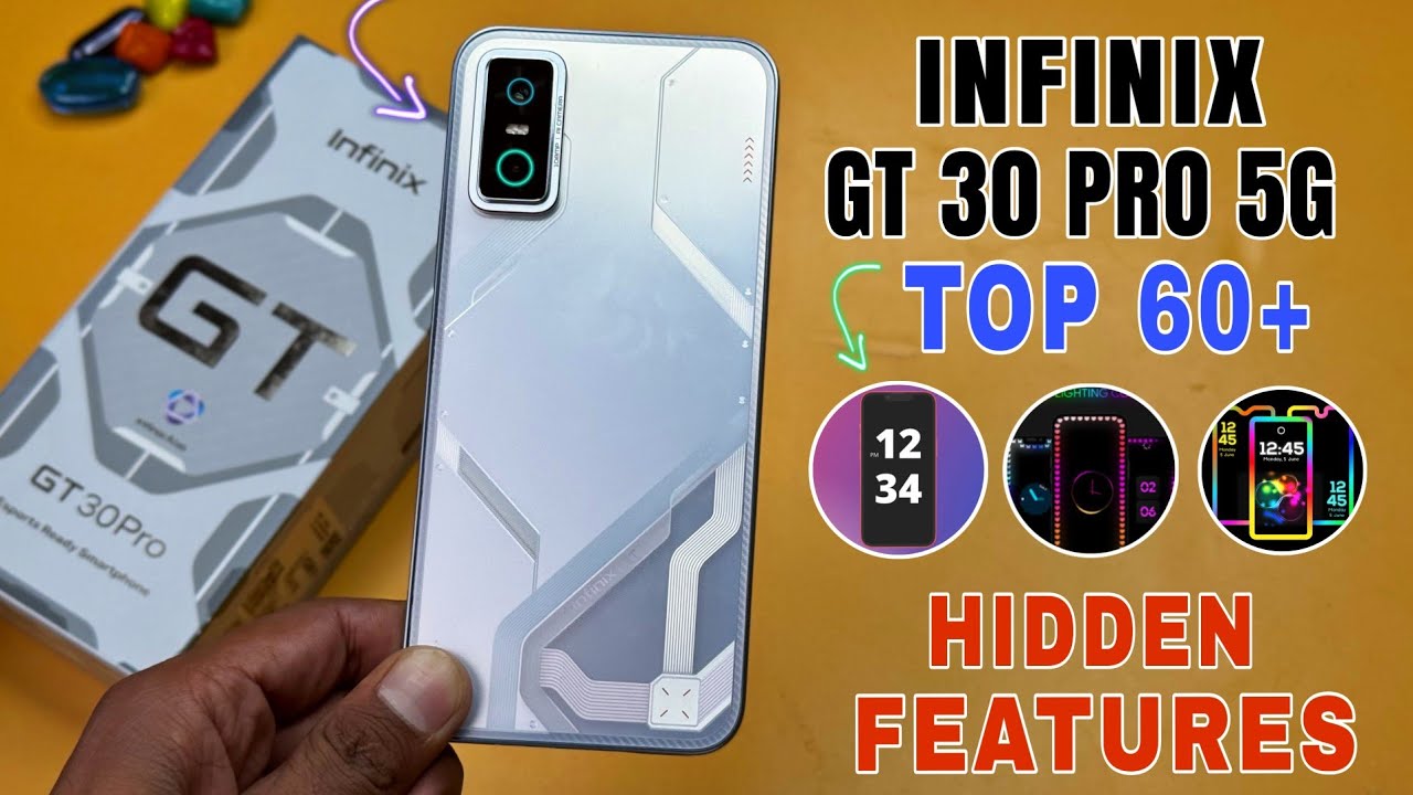 Infinix GT 30 Pro Top 60+++ Hidden Features | Infinix GT 30 Pro Tips And Tricks | Infinix GT 30 Pro