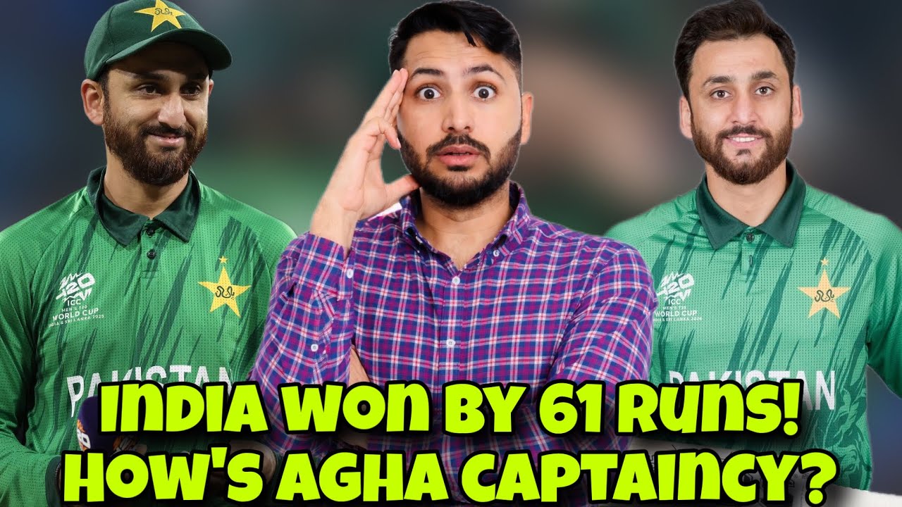 India outclassed Pakistan! What are your thoughts on Salman Agha's leadership today?