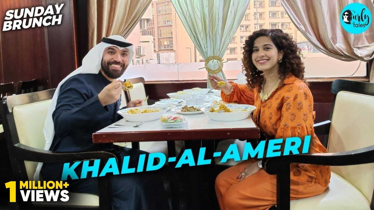 Sunday Brunch With Khalid Al Ameri X Kamiya Jani Ep 4 | Old Souk & Abra Ride | Curly Tales ME