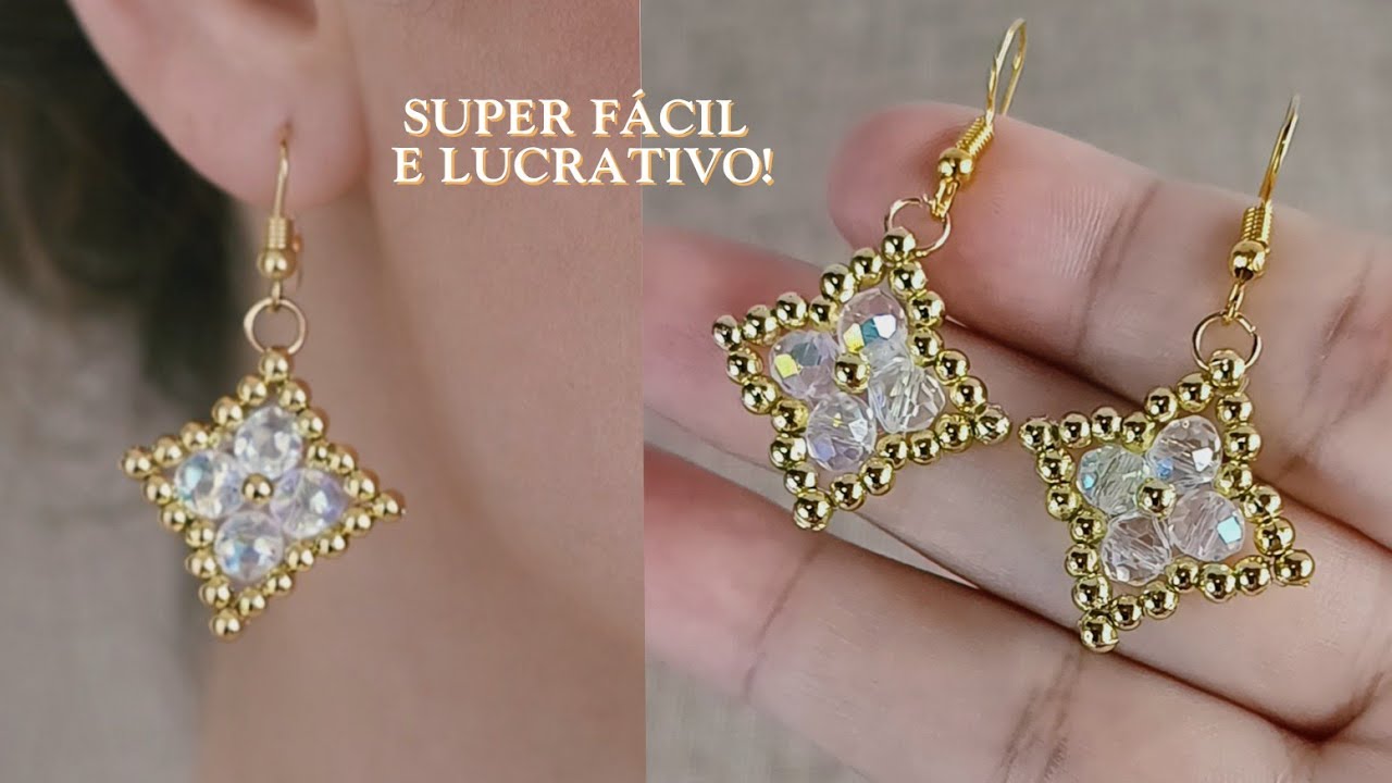 BRINCO DE CRISTAL LUXO QUE VENDE MUITO! 💎✨ (Fácil de Fazer)