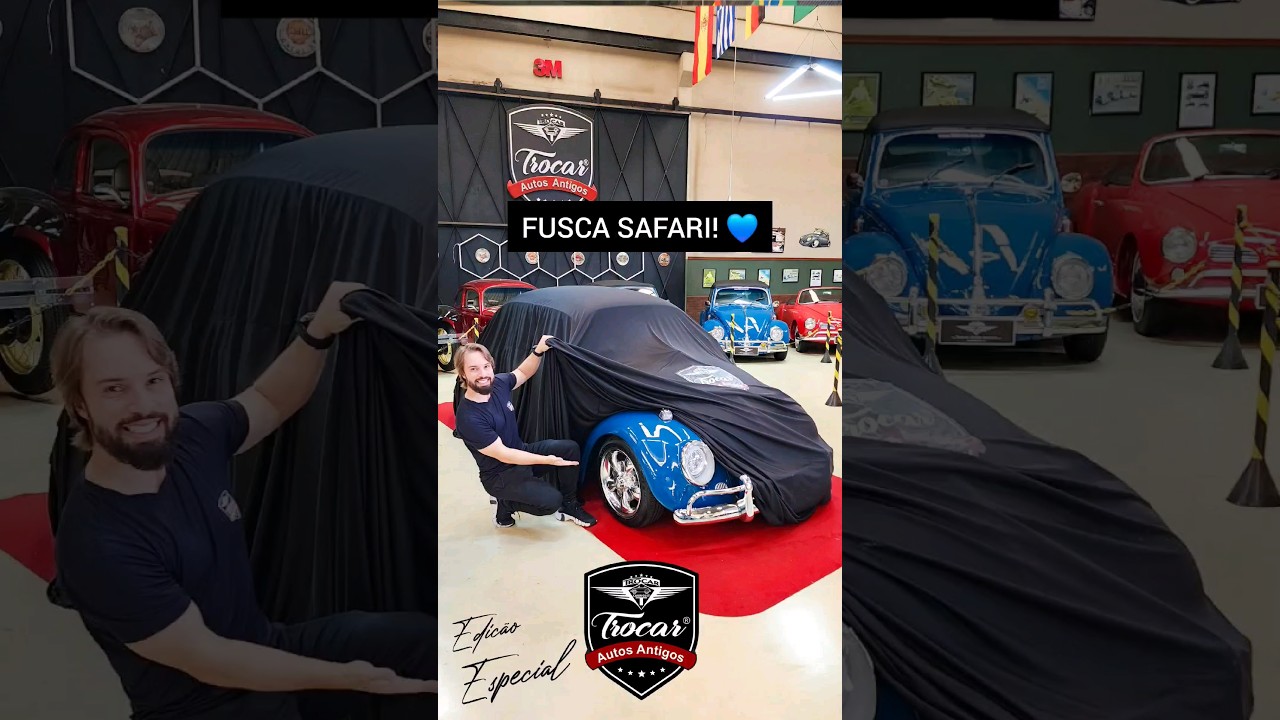 Fusca Safari Azul Atl&acirc;ntico 1965! 💙💙💙💙🇧🇷🇧🇷🇧🇷 SENSACIONAL! 😍🤤