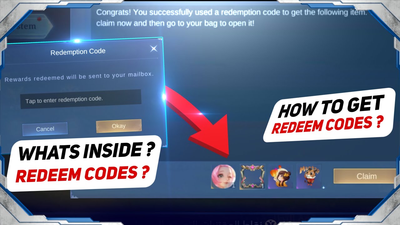 How to Redeem MLBB Codes and Where to Find Them ? Free Skins Emotes Diamonds And More.