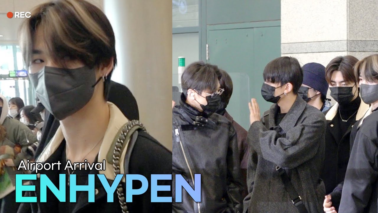 엔하이픈(ENHYPEN) '2022 MAMA' 인천공항 입국 | ENHYPEN Airport Arrival