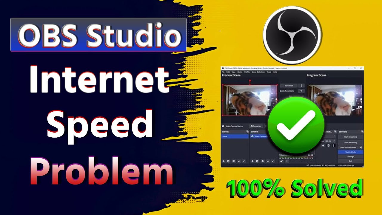 OBS Studio – How to Fix Internet Connection Issues – Streaming Issue OBS - Complete Tutorial