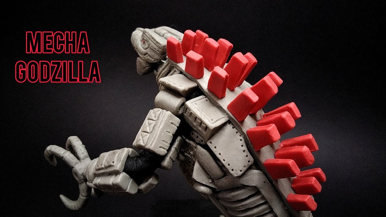 Cómo hacer a MECHA GODZILLA de plastilina 2021// how to make MECHA GODZILLA out of plasticine 2021
