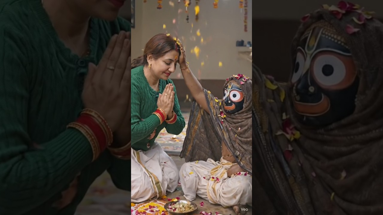 Jagannath Ji ❤️ | Bhakti Mein Kho Gaye 🙏 | Divine Shorts ✨🔥#jagannath #shorts #trending #ai ।