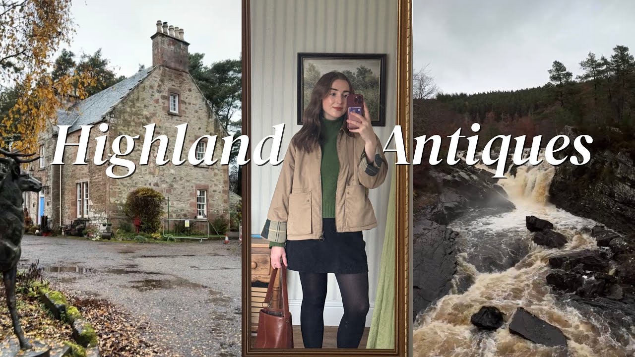Antique shop tour in the Scottish Highlands 