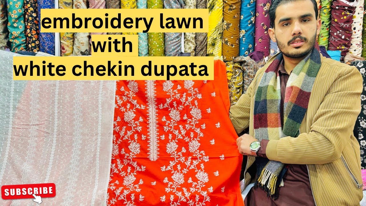 GUL fabric amazing design 3pc embroidery #rashakiaclothmarket