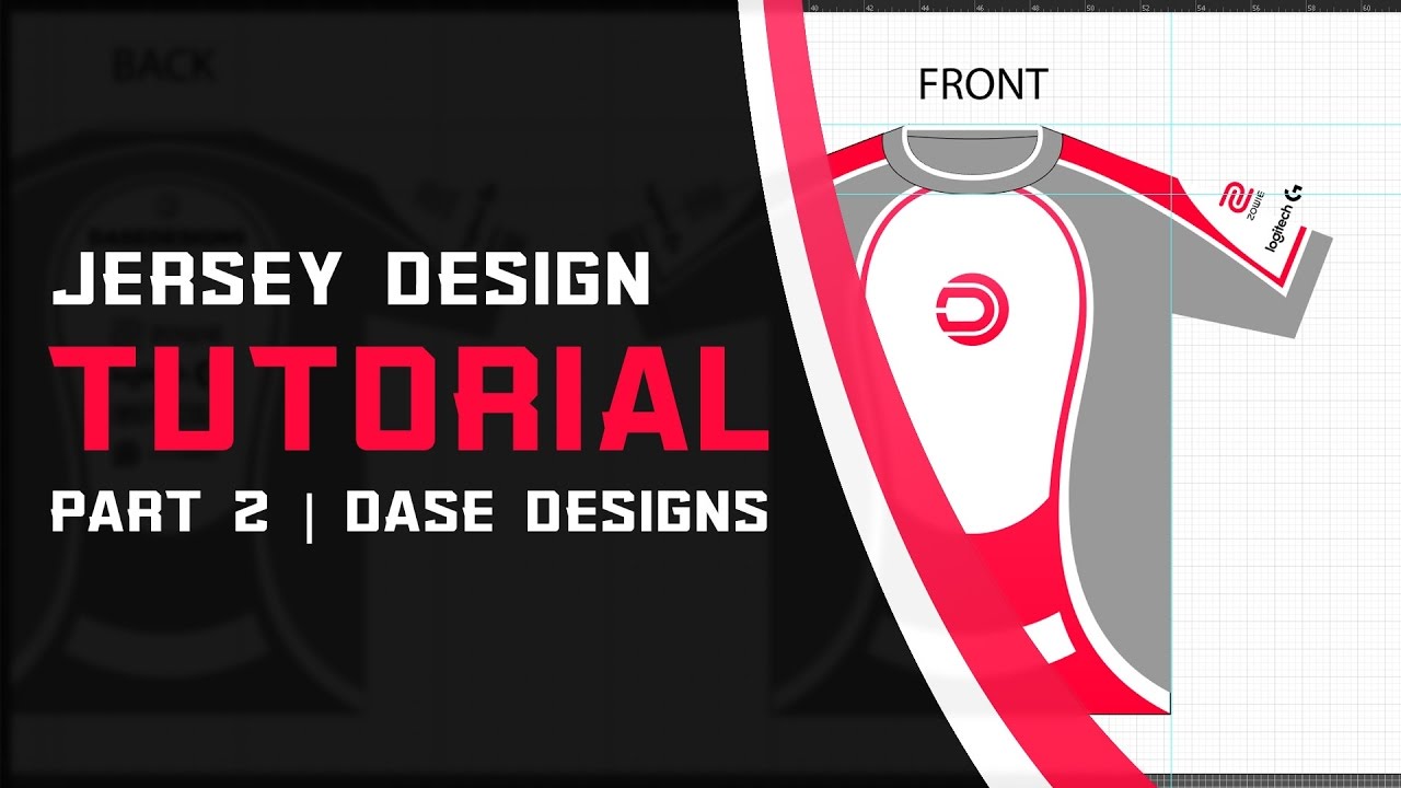 eSports Jersey Design Part 2 | Adobe Illustrator Tutorial