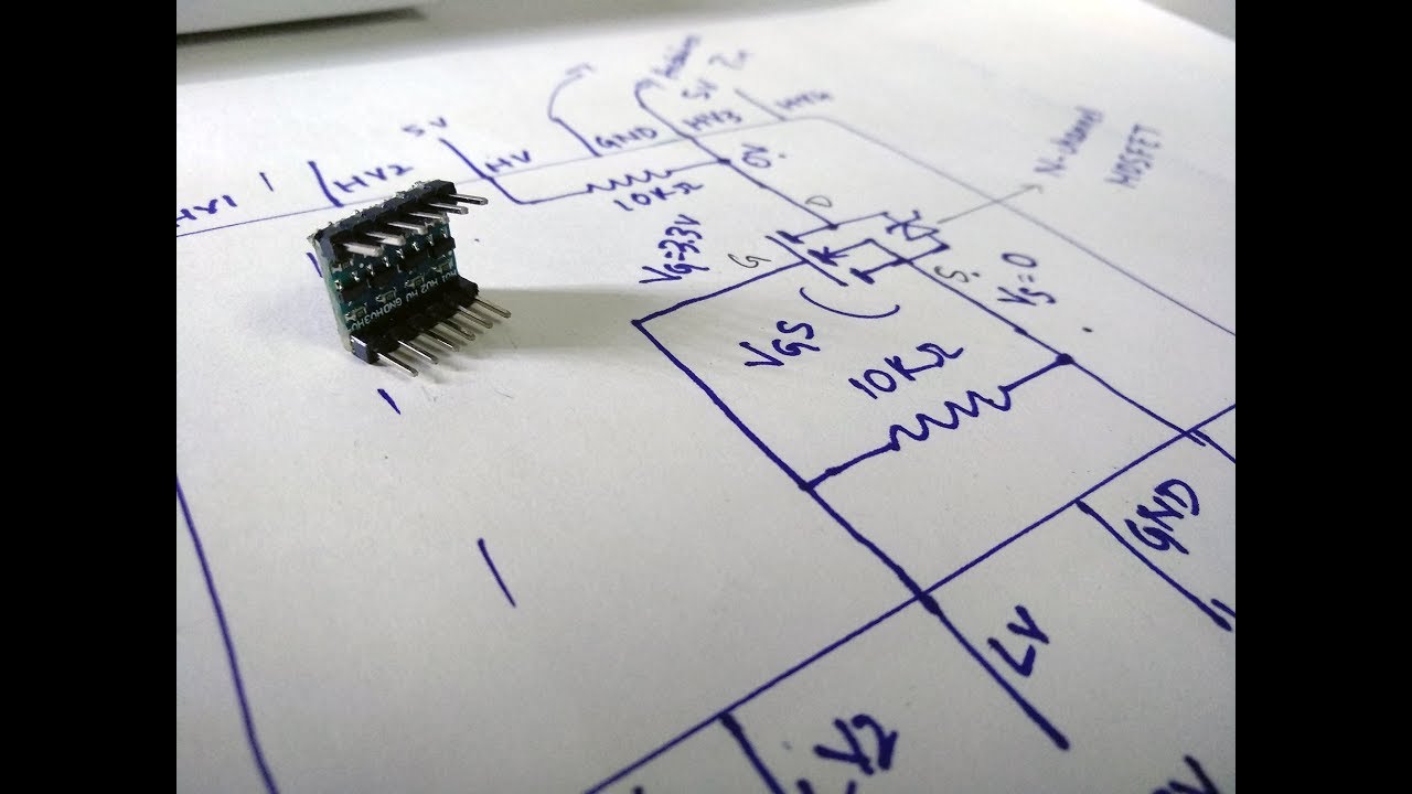 Working of a Logic Level Shifter