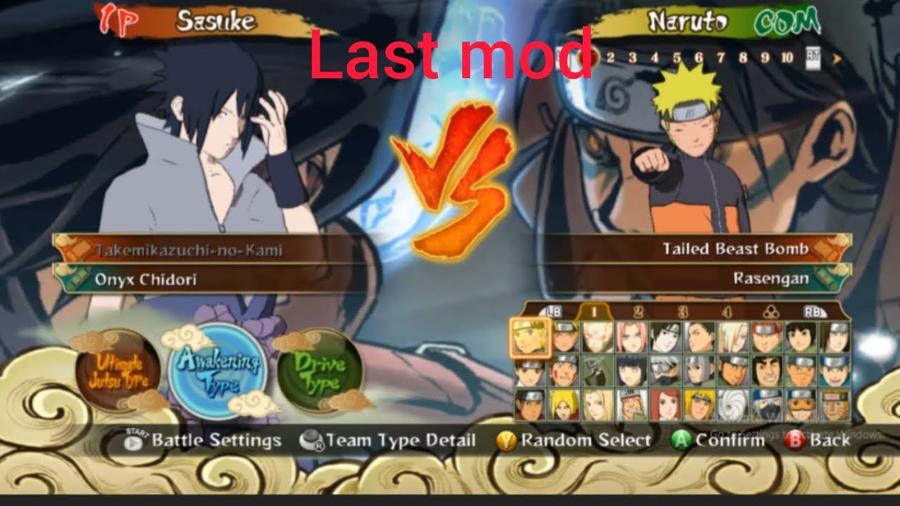 mod Naruto storm 4 6.0 in Naruto storm revolution| مود ناروتو رابع في ناروتو ريفولوشن