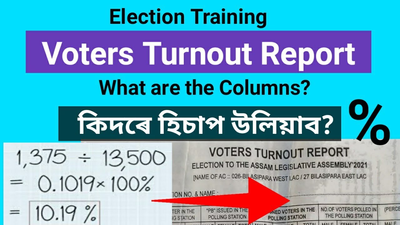 Voters Turnout. What are the columns? How to calculate?