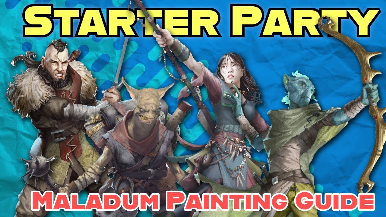 Maladum Starter Party Painting Guide
