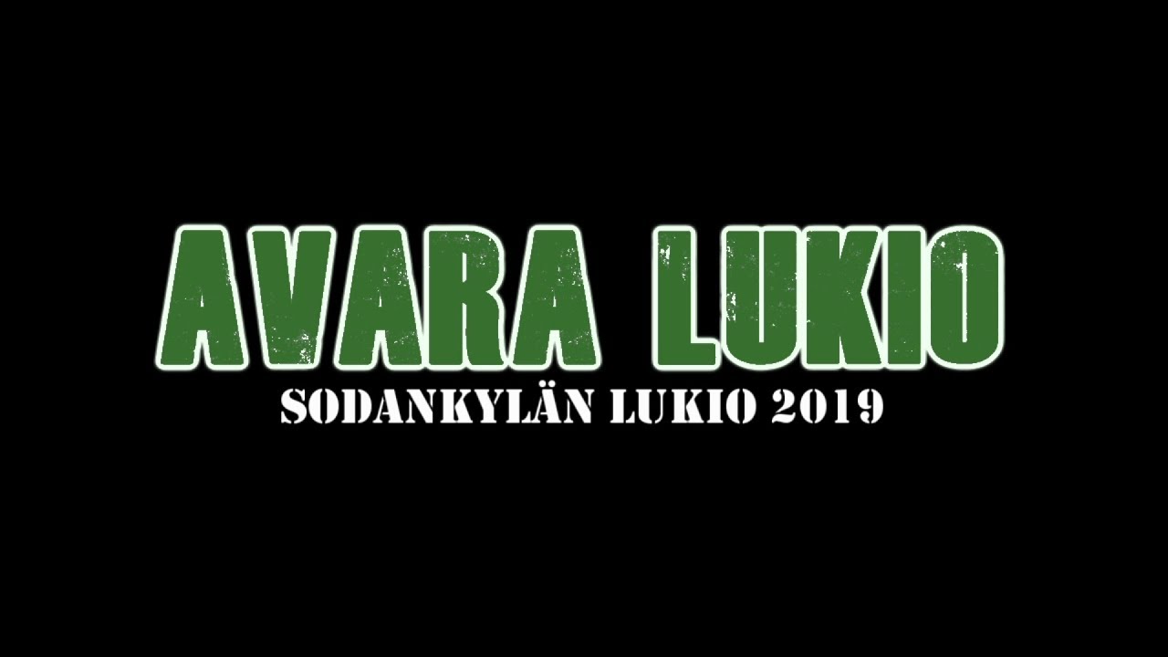 Avara Lukio – Sodankylän lukion abivideo 2019