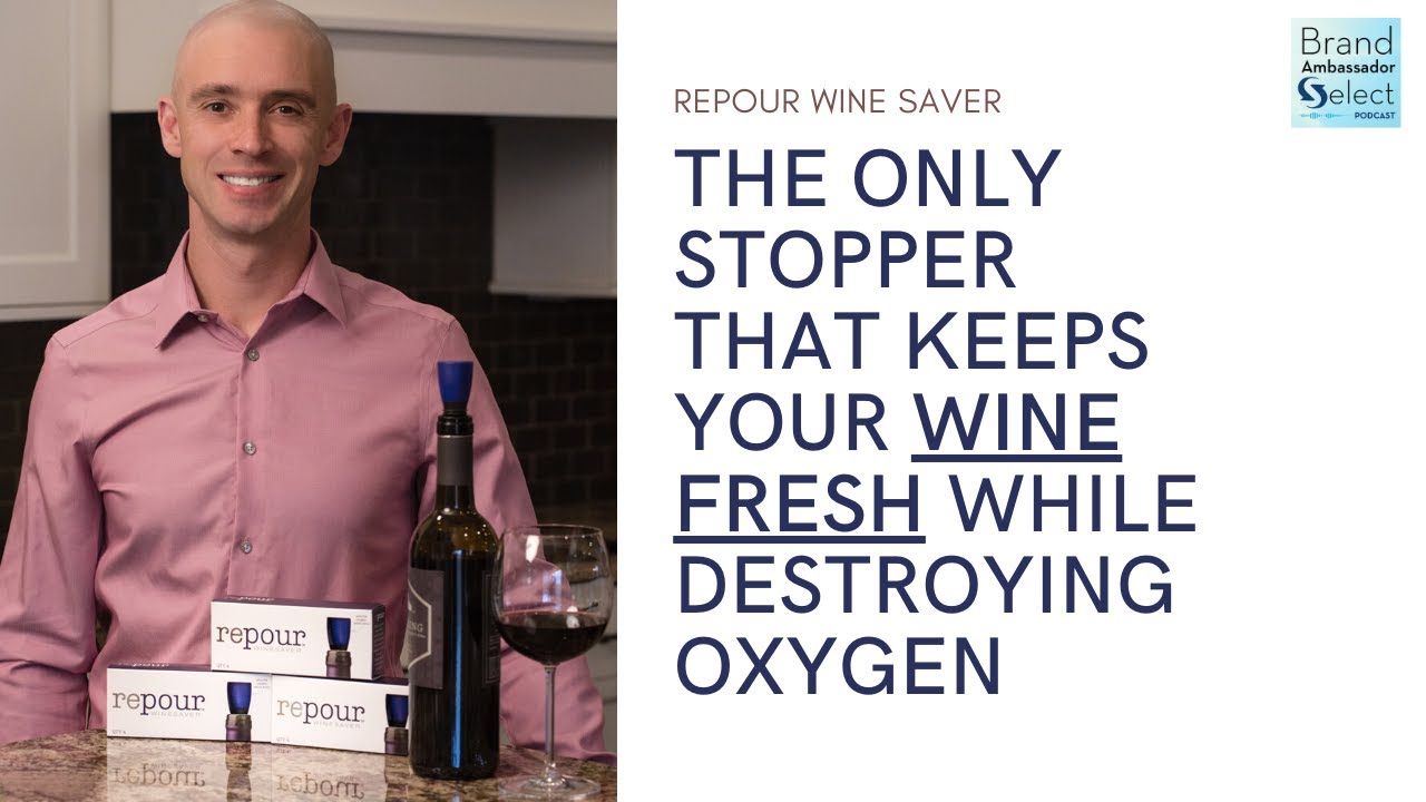 Repour Wine Saver: The Only Stopper That Keeps Your Wine Fresh While Destroying Oxygen