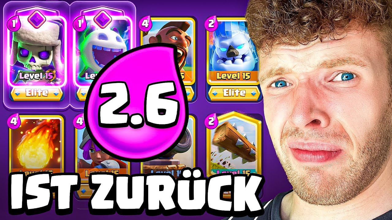 😱🤯2.6 HOG CYCLE ist ZUR&Uuml;CK AN DER SPITZE! | Clash Royale Deutsch