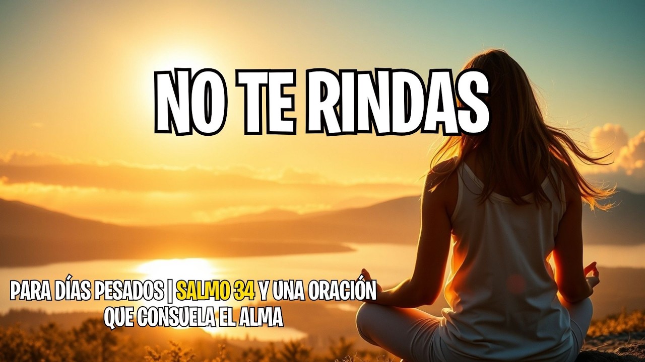 Para días pesados | Salmo 34 y una oración que consuela el alma