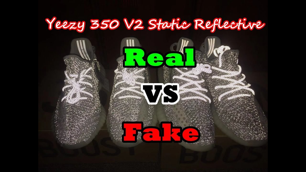 Real VS Fake Yeezy 350 V2 Static 3M Reflective Review