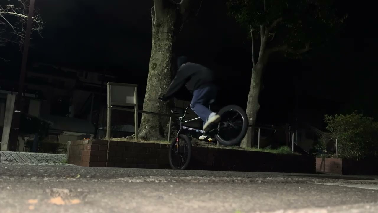 BMX練習(フェイキー多め）