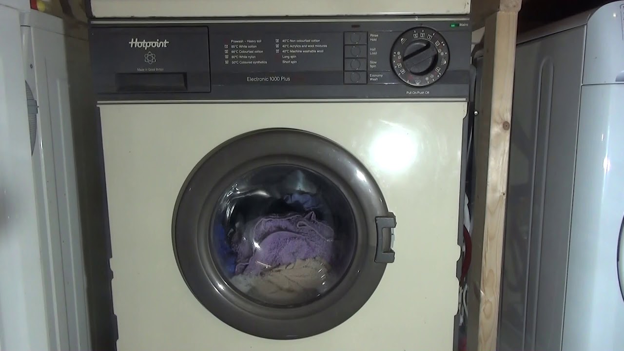 Hotpoint 9530A : testing on Colourfast cotton 60'c (Full cycle) faulty spin.