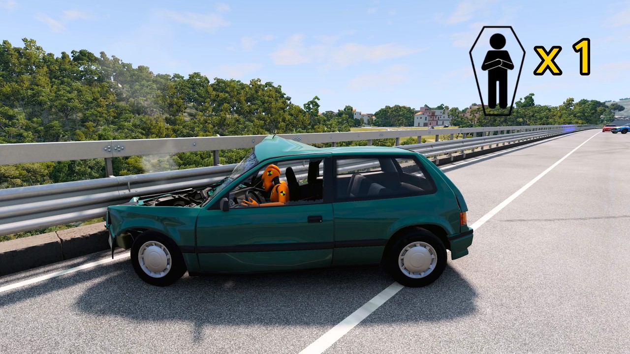 Realistic High-Speed Car Crashes in BeamNG.drive #2 | Ultra Detailed Crash Compilation