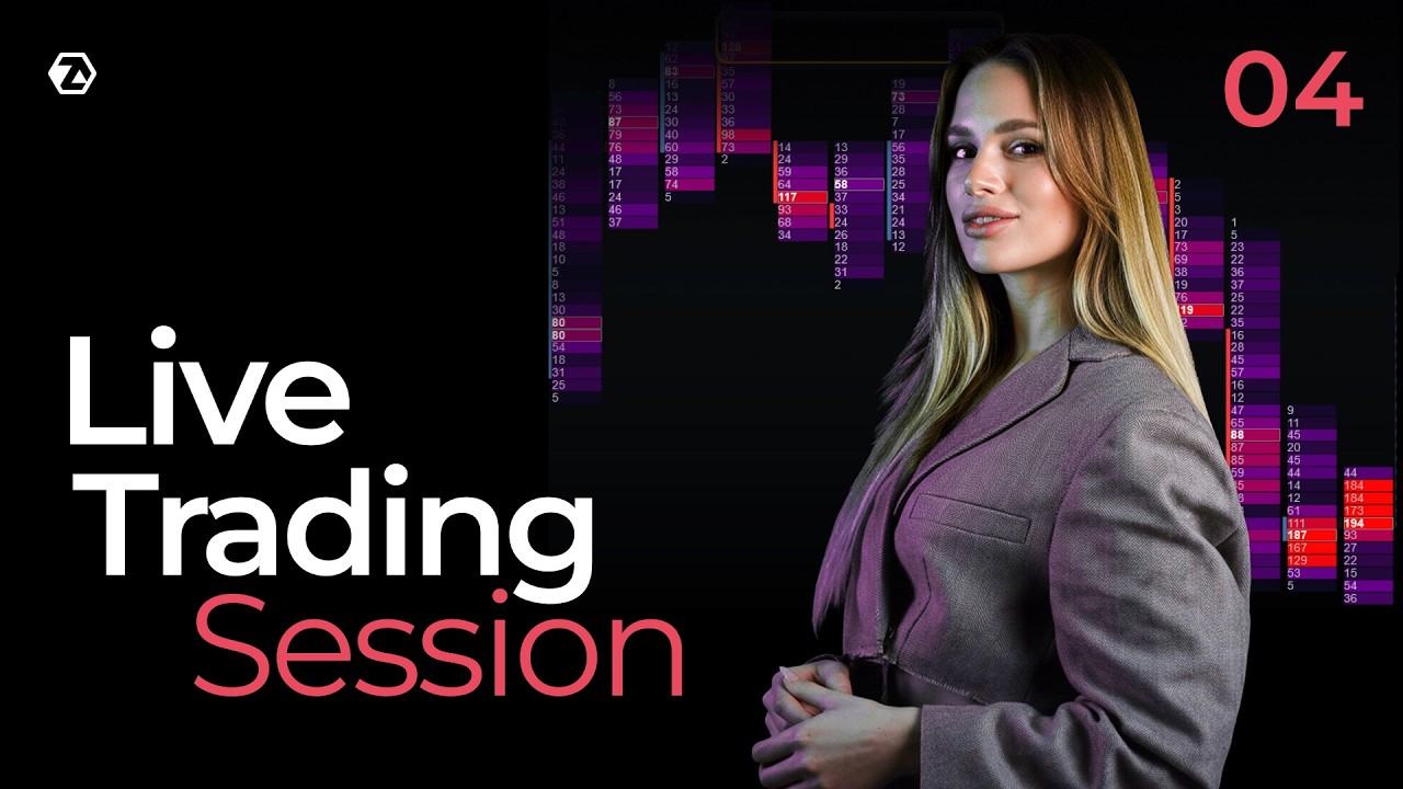 Live Trading Session with ATAS Expert
